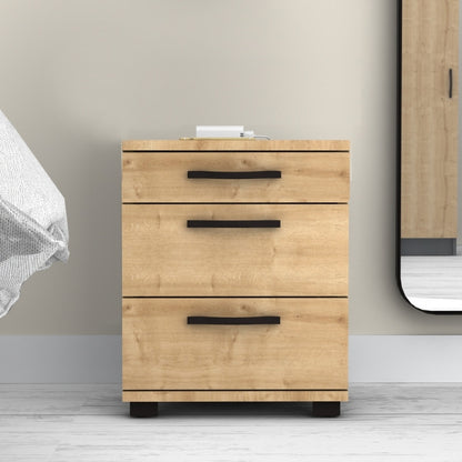 Κομοδίνο - συρταριέρα γραφείου Roco Megapap χρώμα φυσικό οξιάς 40x39x57εκ. - Hippiehome.gr