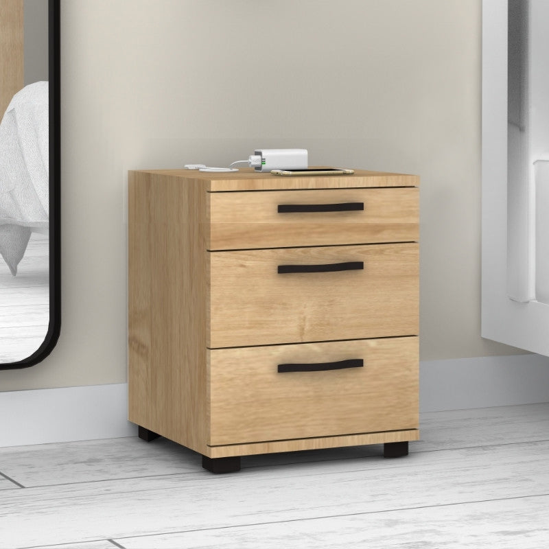 Κομοδίνο - συρταριέρα γραφείου Roco Megapap χρώμα φυσικό οξιάς 40x39x57εκ. - Hippiehome.gr