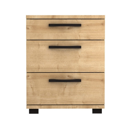 Κομοδίνο - συρταριέρα γραφείου Roco Megapap χρώμα φυσικό οξιάς 40x39x57εκ. - Hippiehome.gr