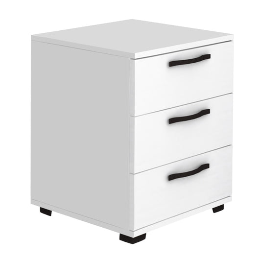 Κομοδίνο - συρταριέρα γραφείου Roco Megapap χρώμα λευκό 40x39x57εκ. - Hippiehome.gr