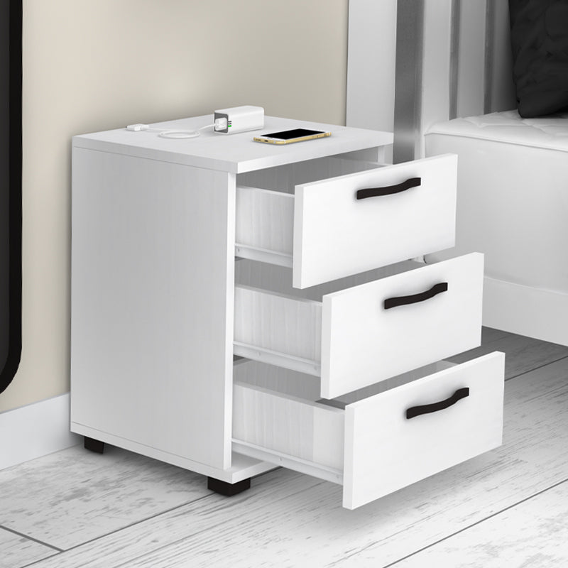 Κομοδίνο - συρταριέρα γραφείου Roco Megapap χρώμα λευκό 40x39x57εκ. - Hippiehome.gr