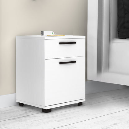 Κομοδίνο - συρταριέρα γραφείου Veto Megapap χρώμα λευκό 40x39x57εκ. - Hippiehome.gr