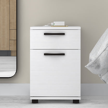 Κομοδίνο - συρταριέρα γραφείου Veto Megapap χρώμα λευκό 40x39x57εκ. - Hippiehome.gr