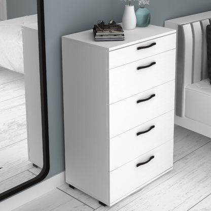 Συρταριέρα Helia Megapap χρώμα λευκό 60x44x108εκ. - Hippiehome.gr