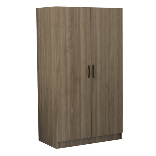 Ντουλάπα ρούχων Victoria Megapap δίφυλλη χρώμα καρυδί 100x60x181εκ. - Hippiehome.gr
