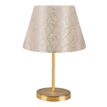 Φωτιστικό επιτραπέζιο Rosenthal Megapap ύφασμα Pvc χρώμα χρυσό 22x17x37εκ. - Hippiehome.gr