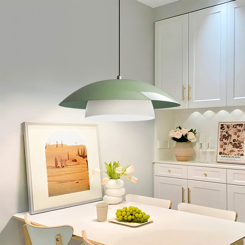 Φωτιστικό οροφής Eliora Megapap E27 μεταλλικό μονόφωτο χρώμα μέντα Ø36x100εκ. - Hippiehome.gr