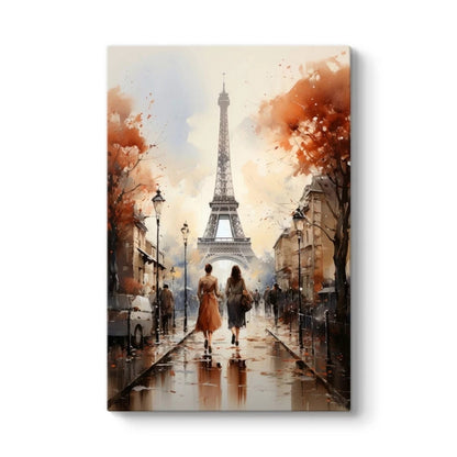Πίνακας σε καμβά "Autumn in Paris" Megapap ψηφιακής εκτύπωσης 70x100x3εκ. - Hippiehome.gr
