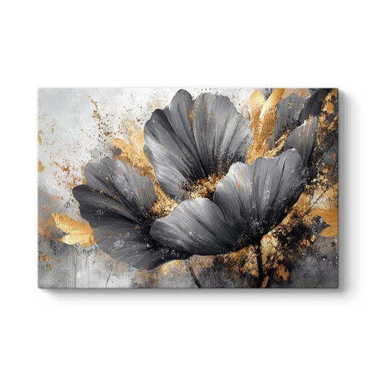 Πίνακας σε καμβά "Flowers Whispering in the Night" Megapap ψηφιακής εκτύπωσης 140x100x3εκ. - Hippiehome.gr