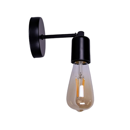 Wall sconce Vora Megapap E27 metal color black 10x14x12cm.