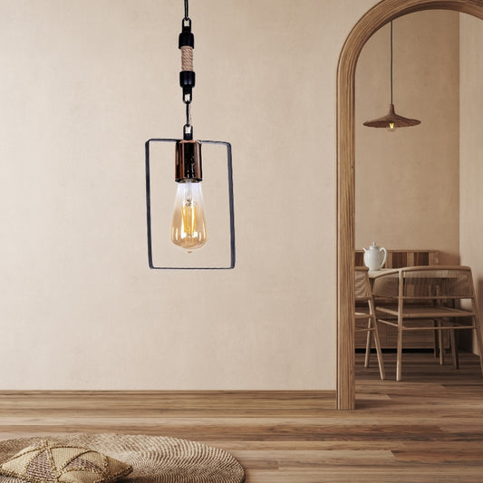 Φωτιστικό οροφής Pembe Megapap E27 μεταλλικό μονόφωτο χρώμα μαύρο 14x6x60εκ. - Hippiehome.gr