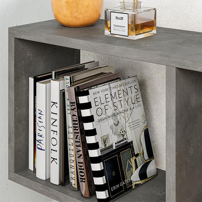 Βοηθητικό τραπεζάκι Homemania Megapap χρώμα γκρι ρετρό 60x20x60εκ. - Hippiehome.gr