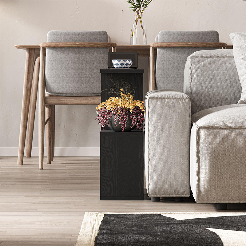 Βοηθητικό τραπεζάκι Homemania Megapap χρώμα μαύρο 60x20x60εκ. - Hippiehome.gr