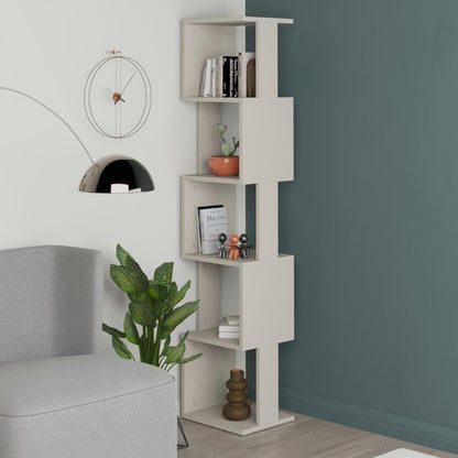 Βιβλιοθήκη Piri Megapap χρώμα sandstone 35x30x161εκ. - Hippiehome.gr