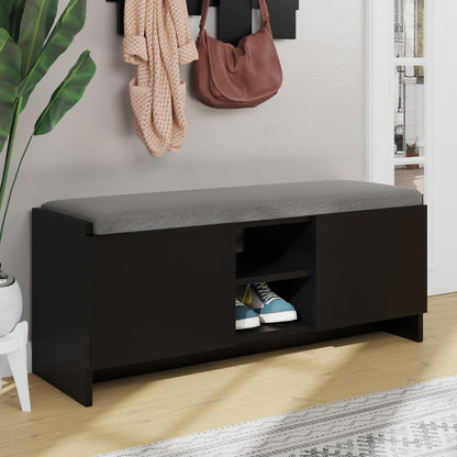 Παπουτσοθήκη Zulla Megapap από μελαμίνη χρώμα μαύρο 110x37x43εκ. - Hippiehome.gr