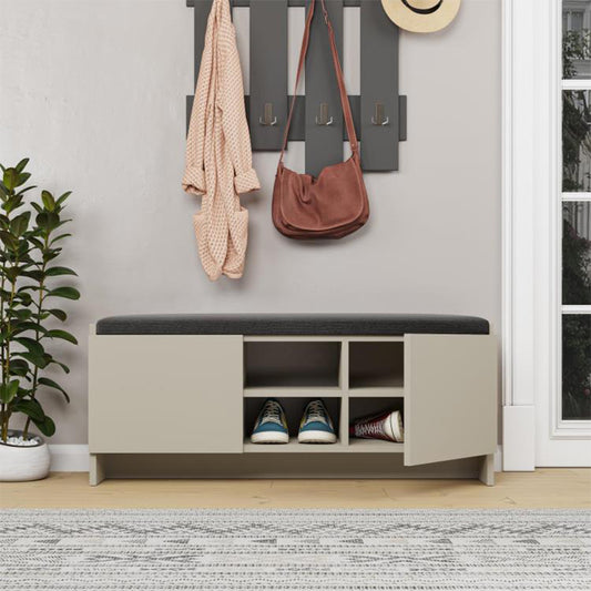 Παπουτσοθήκη Zulla Megapap χρώμα sandstone 110x37x43εκ. - Hippiehome.gr