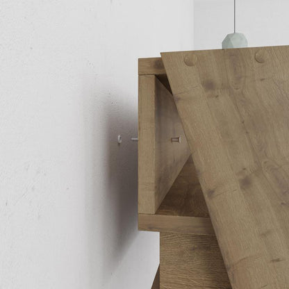 Γραφείο εργασίας Cowork Megapap χρώμα ανοιχτό καρυδί 94x50x91εκ. - Hippiehome.gr