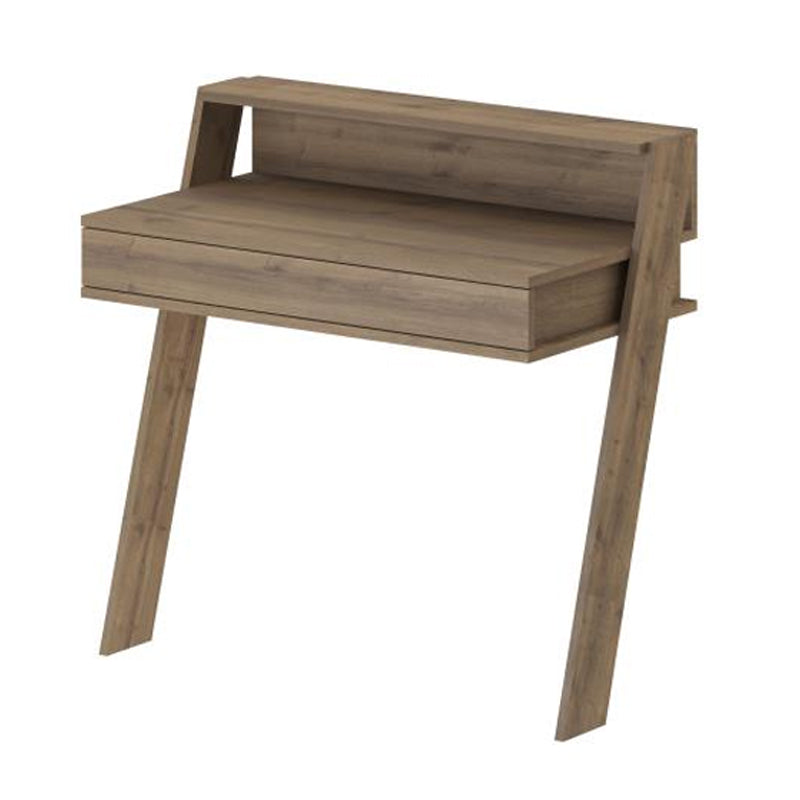 Γραφείο εργασίας Cowork Megapap χρώμα ανοιχτό καρυδί 94x50x91εκ. - Hippiehome.gr