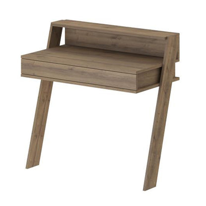 Γραφείο εργασίας Cowork Megapap χρώμα ανοιχτό καρυδί 94x50x91εκ. - Hippiehome.gr