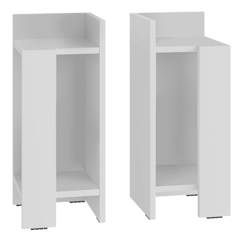 Κομοδίνο Elos Megapap σετ 2 τεμαχίων χρώμα λευκό 25x27x60εκ. - Hippiehome.gr