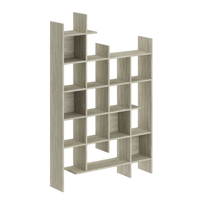 Βιβλιοθήκη Manco Megapap χρώμα travertine 122x25,5x188εκ. - Hippiehome.gr