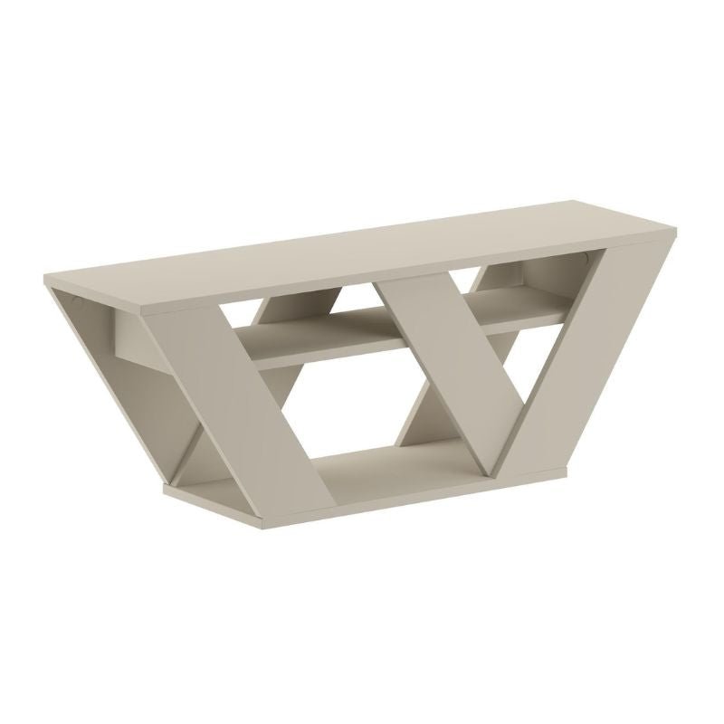 Έπιπλο τηλεόρασης Pipralla Megapap χρώμα sandstone 110x30x40εκ. - Hippiehome.gr