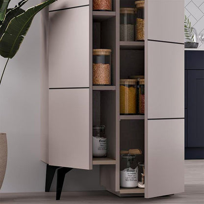 Ντουλάπι κουζίνας/μπάνιου - Παπουτσοθήκη Stair Megapap χρώμα ανοιχτή μόκα 62,2x37,4x156εκ. - Hippiehome.gr