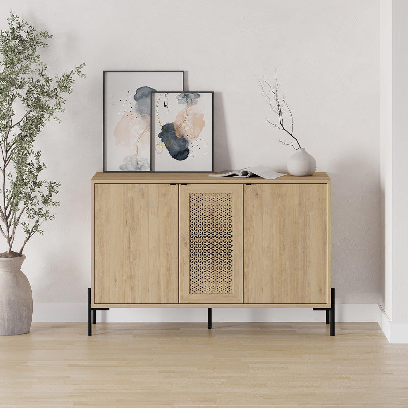 Μπουφές Naive Megapap χρώμα sapphire oak 126x40x80εκ. - Hippiehome.gr