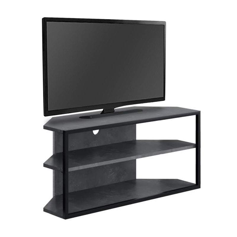 Έπιπλο τηλεόρασης γωνιακό Echo Megapap χρώμα γκρι ρετρό 98x37x45εκ. - Hippiehome.gr