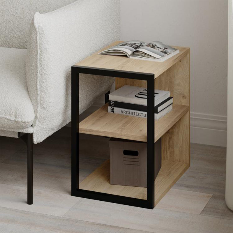 Τραπεζάκι βοηθητικό - Κομοδίνο Echo Megapap χρώμα sapphire oak 30x42x45εκ. - Hippiehome.gr