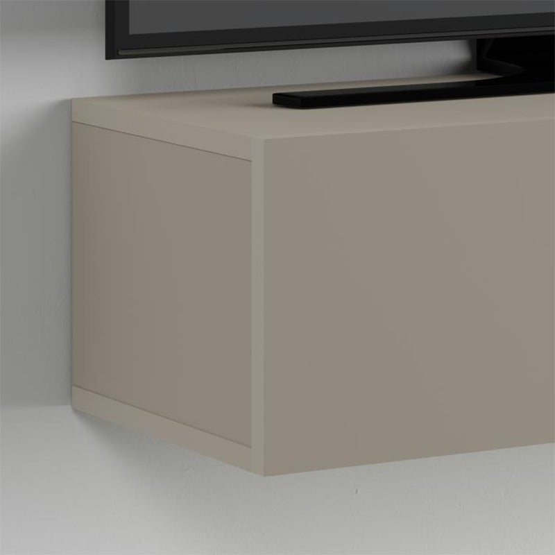 Έπιπλο τηλεόρασης επιτοίχιο Francy Megapap χρώμα sandstone 135x31,7x25εκ. - Hippiehome.gr