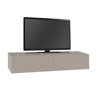 Έπιπλο τηλεόρασης επιτοίχιο Francy Megapap χρώμα sandstone 135x31,7x25εκ. - Hippiehome.gr