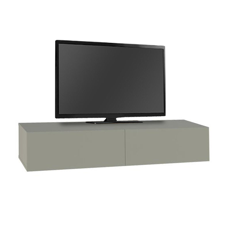 Έπιπλο τηλεόρασης επιτοίχιο Francy Megapap χρώμα ash green 135x31,7x25εκ. - Hippiehome.gr