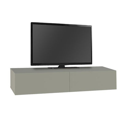 Έπιπλο τηλεόρασης επιτοίχιο Francy Megapap χρώμα ash green 135x31,7x25εκ. - Hippiehome.gr