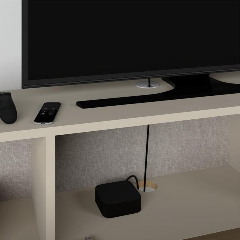 Έπιπλο τηλεόρασης επιτοίχιο Francy Megapap χρώμα sandstone 180x30x30εκ. - Hippiehome.gr