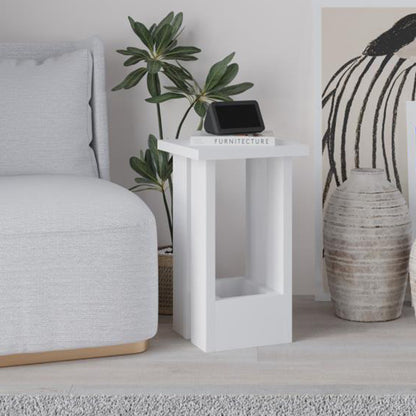 Τραπεζάκι βοηθητικό Tasos Megapap χρώμα λευκό 30x30x50,3εκ. - Hippiehome.gr