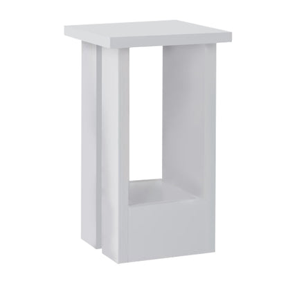 Τραπεζάκι βοηθητικό Tasos Megapap χρώμα λευκό 30x30x50,3εκ. - Hippiehome.gr