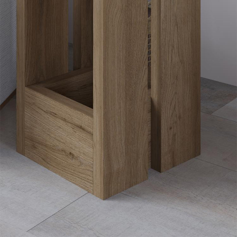 Τραπεζάκι βοηθητικό Tasos Megapap χρώμα sepet oak 30x30x50,3εκ. - Hippiehome.gr