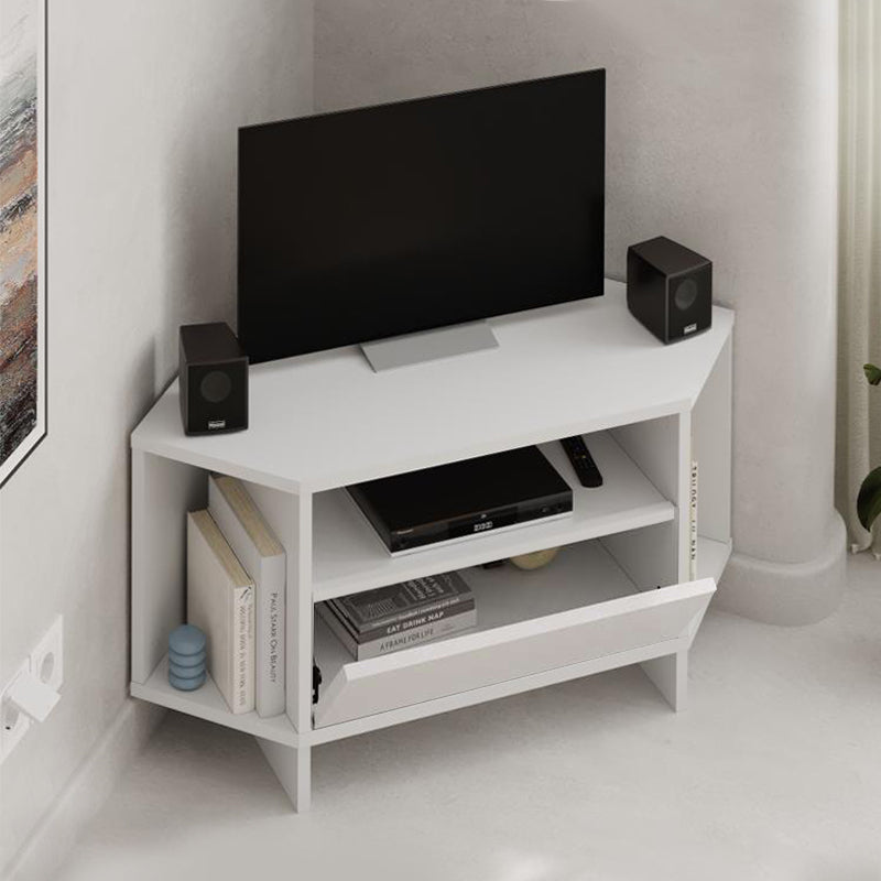 Έπιπλο τηλεόρασης γωνιακό Viva Megapap χρώμα λευκό 95,7x35,4x45εκ. - Hippiehome.gr