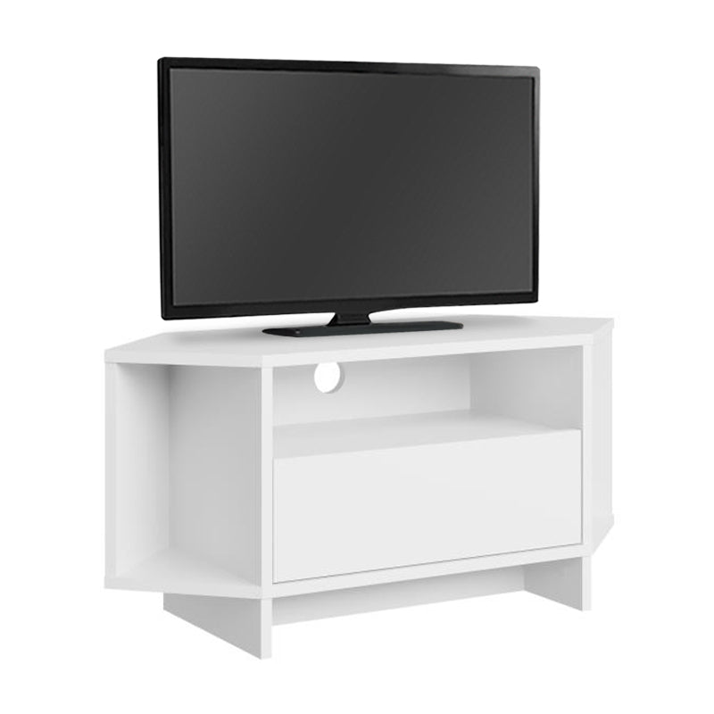 Έπιπλο τηλεόρασης γωνιακό Viva Megapap χρώμα λευκό 95,7x35,4x45εκ. - Hippiehome.gr
