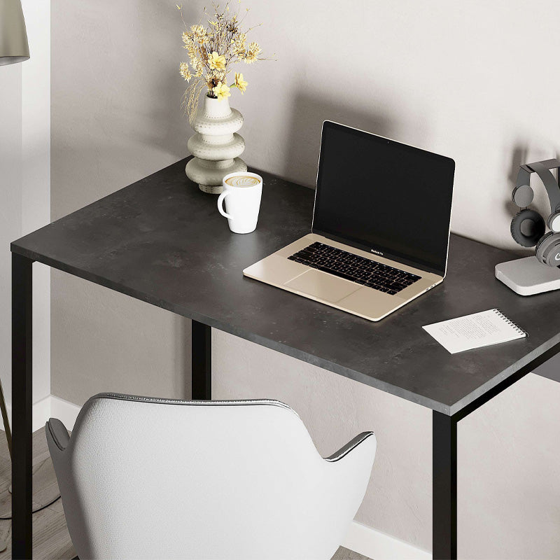 Γραφείο εργασίας Inna Megapap χρώμα γκρι ρετρό - silky black 100x60x75εκ. - Hippiehome.gr