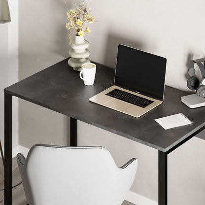 Γραφείο εργασίας Inna Megapap χρώμα γκρι ρετρό - silky black 100x60x75εκ. - Hippiehome.gr