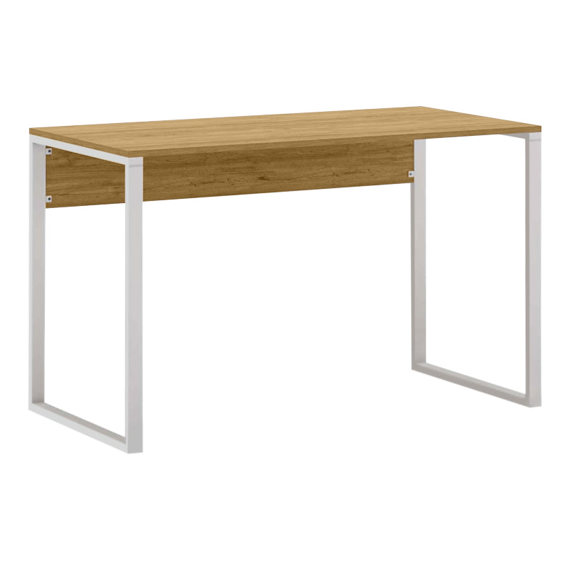 Γραφείο εργασίας Inna Megapap χρώμα sapphire oak - λευκό 100x60x75εκ. - Hippiehome.gr