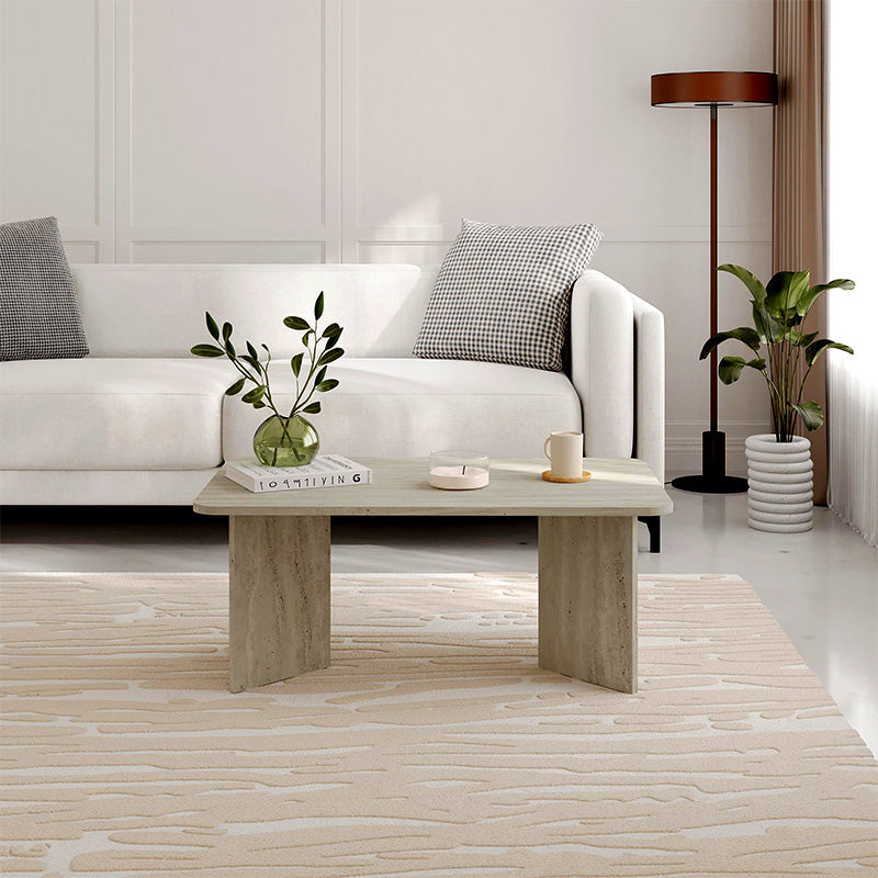Τραπεζάκι σαλονιού Sam Megapap χρώμα neo travertine 100x60x41,8εκ. - Hippiehome.gr