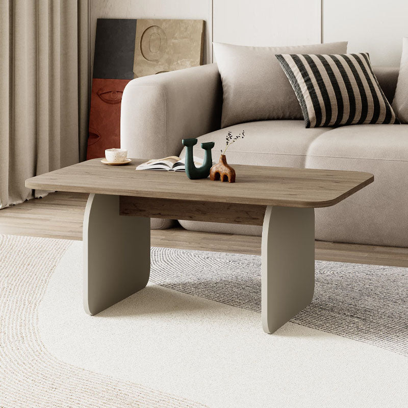 Τραπεζάκι σαλονιού Pietra Megapap χρώμα sepet oak - sandstone 100x60x41,8εκ. - Hippiehome.gr