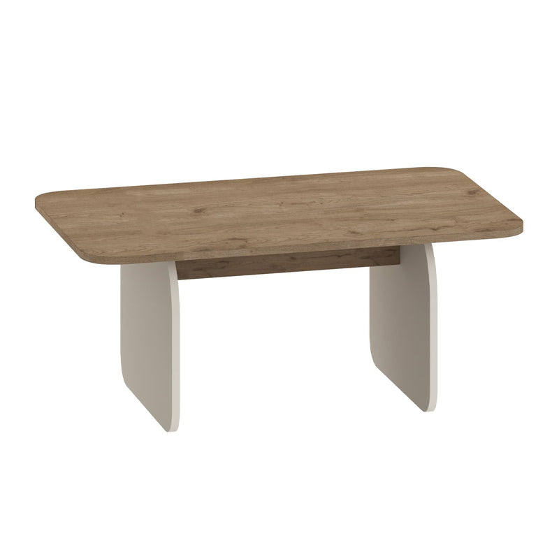 Τραπεζάκι σαλονιού Pietra Megapap χρώμα sepet oak - sandstone 100x60x41,8εκ. - Hippiehome.gr