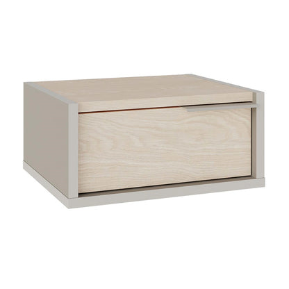 Κομοδίνο επιτοίχιο Eco Megapap χρώμα sandstone - light oak 40x33x18,5εκ. - Hippiehome.gr