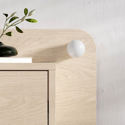 Κομοδίνο επιτοίχιο Dotta Megapap με LED χρώμα light oak 52x33,6x28εκ. - Hippiehome.gr