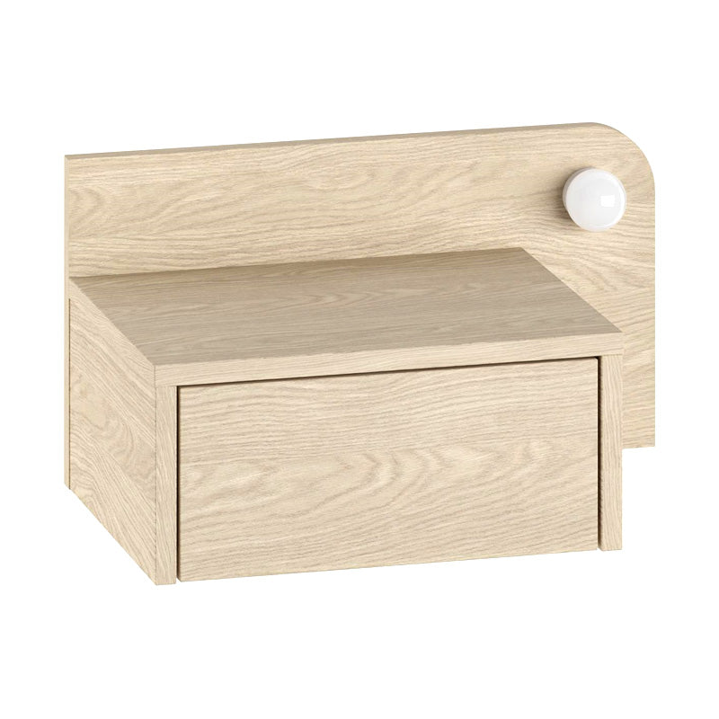 Κομοδίνο επιτοίχιο Dotta Megapap με LED χρώμα light oak 52x33,6x28εκ. - Hippiehome.gr