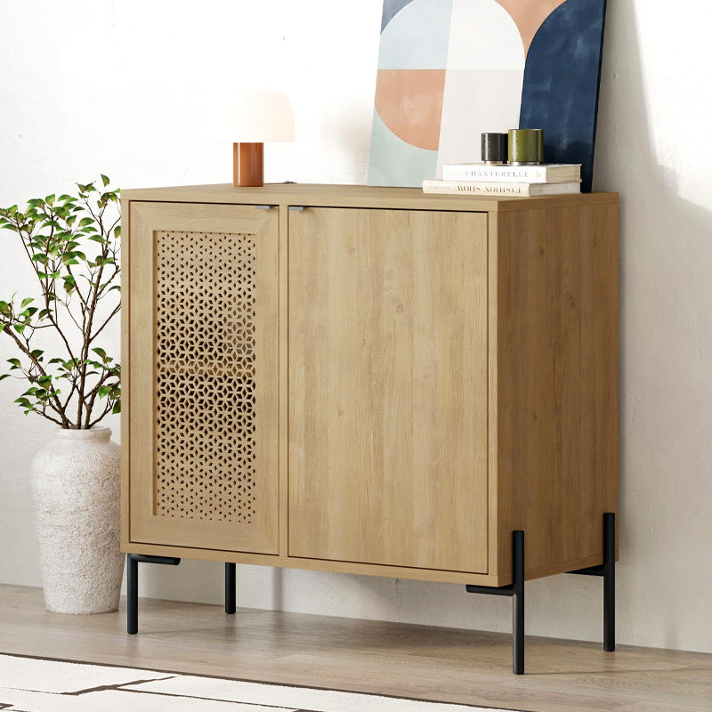 Μπουφές Naive Megapap χρώμα sapphire oak 80x40x80εκ. - Hippiehome.gr
